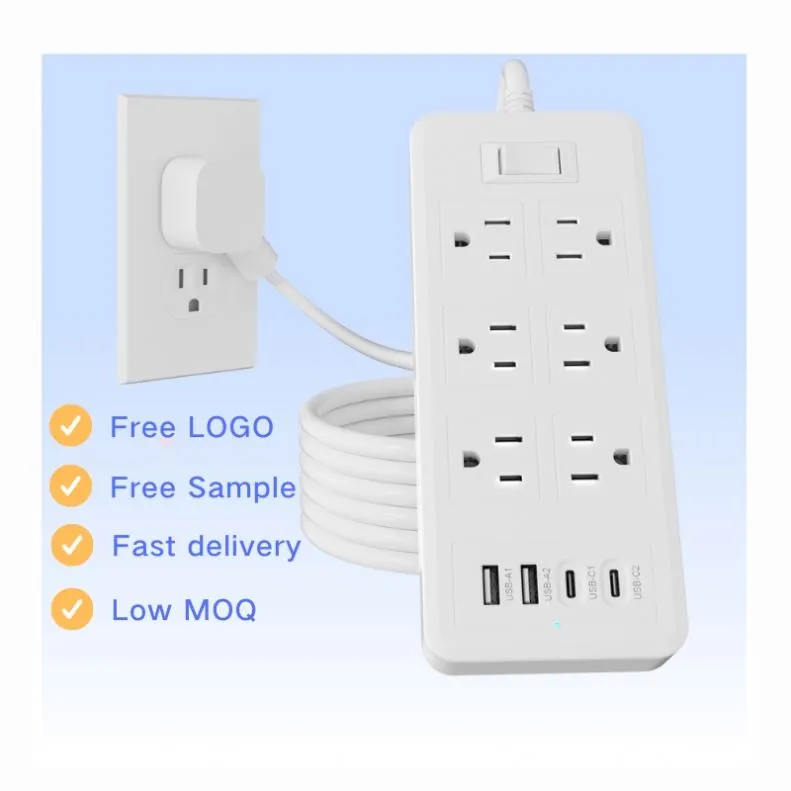 10-v-1 US Plug Power Strip