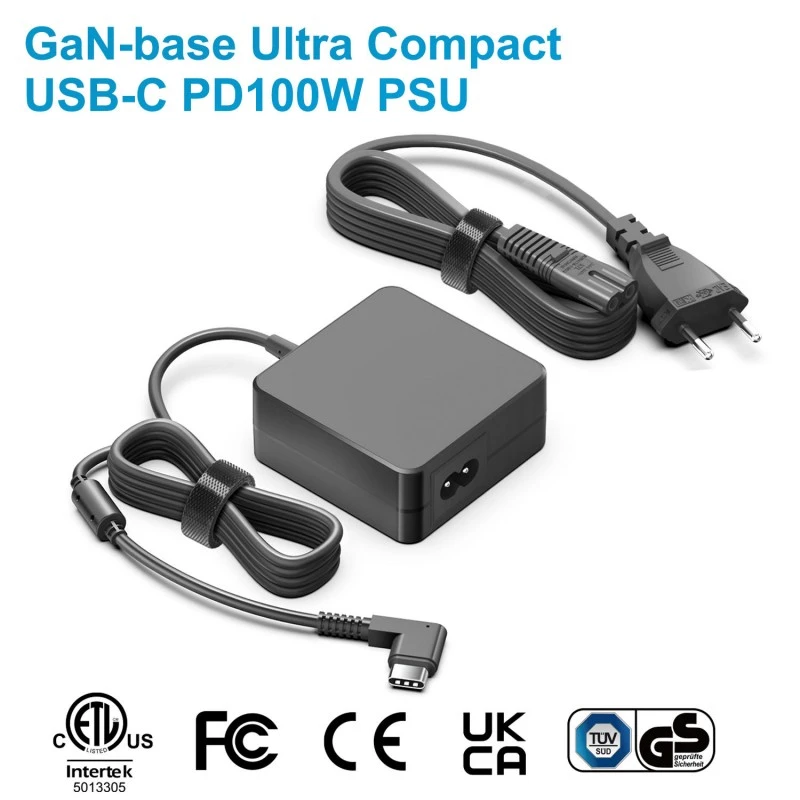 100W GaN Square PD USB-C napájecí adaptér