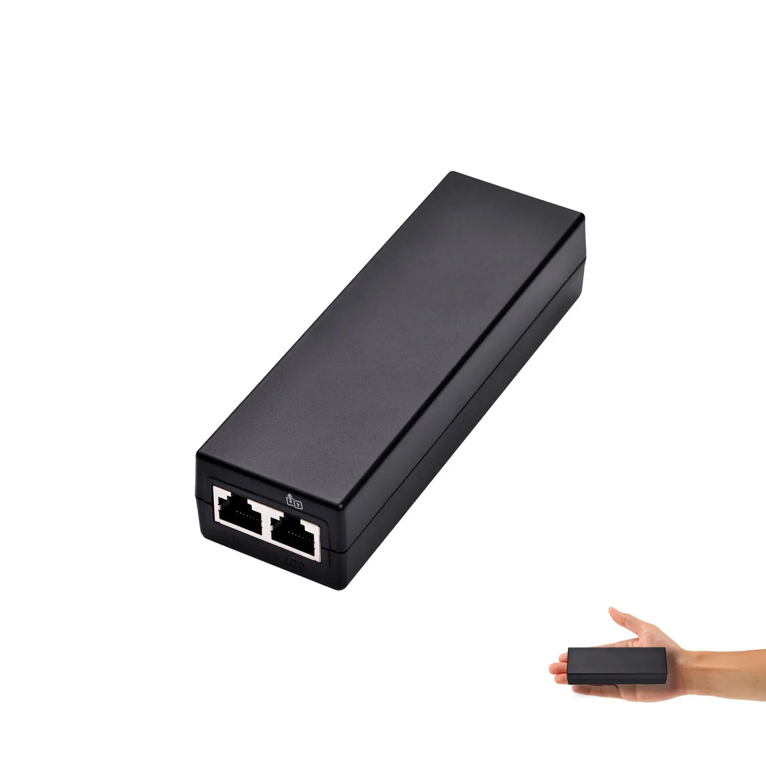 802.3afat 48V 30W 1000Mbps Gigabit Ethernet PoE injektor