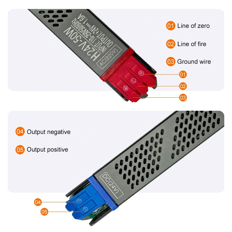 24V Aluminum LED Driver Power Supply